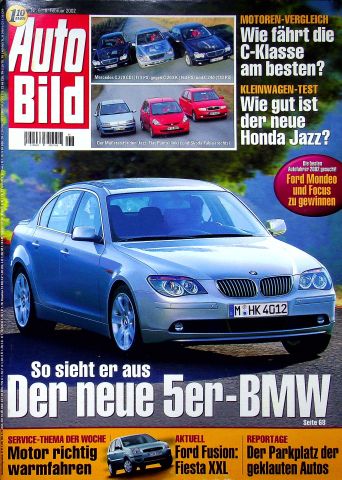 Deckblatt Auto Bild (06/2002)